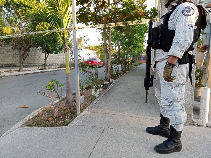 Hallan cadáver ensabanado en el fraccionamiento Villas del Mar en Cancún