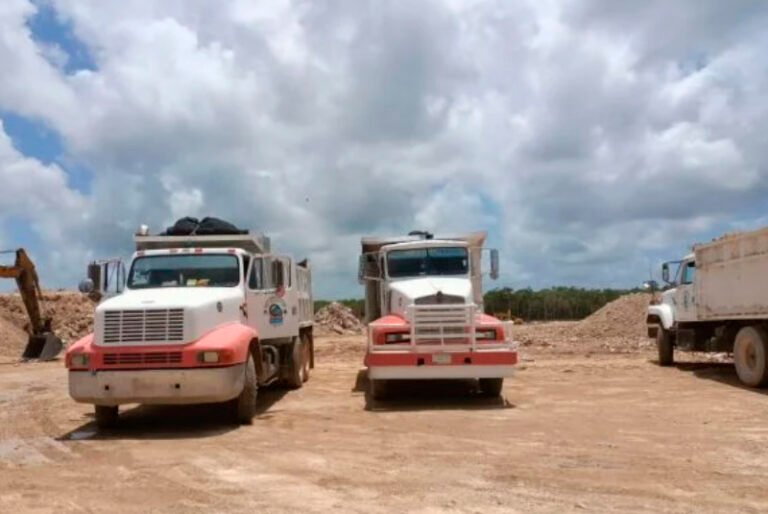 Volqueteros piden a las autoridades frenar competencia desleal en Tulum