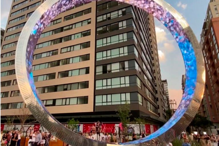 ¿Qué es ‘El Ojo de México’, la primera escultura con inteligencia artificial en América Latina?