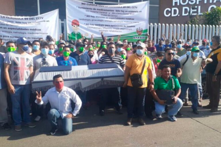 Exigen mejoras en el Servicio Médico de Pemex en Carmen, Campeche