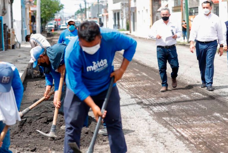 Ayuntamiento de Mérida supervisa obras para acceder a una mejor movilidad urbana