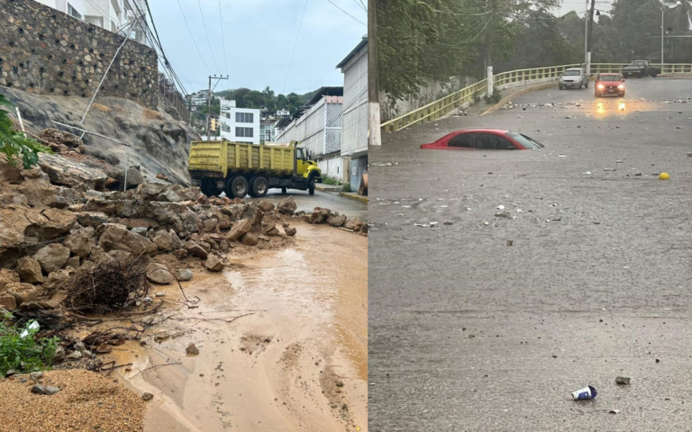 La Tormenta Tropical “Beatriz” dejó afectaciones en Acapulco