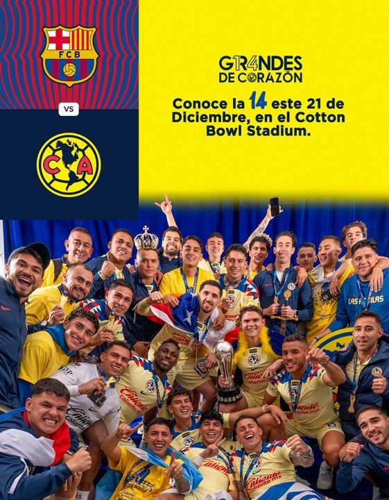 “Choque de Titanes: Barcelona vs. América en Duelo Amistoso entre Monarcas”