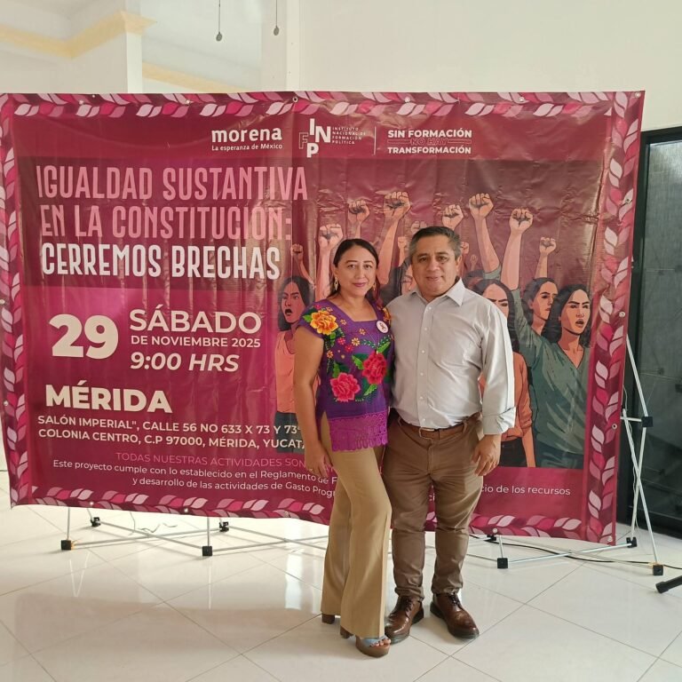 KANASÍN PRESENTE: LUIS PAVÓN PARTICIPA EN JORNADA POR LA IGUALDAD SUSTANTIVA