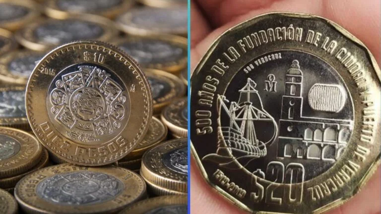 México pone en circulación nuevas monedas de 10 y 20 pesos: estos son los cambios