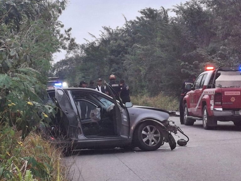 Una mujer fallecida y cuatro personas lesionadas tras brutal choque Tizimín