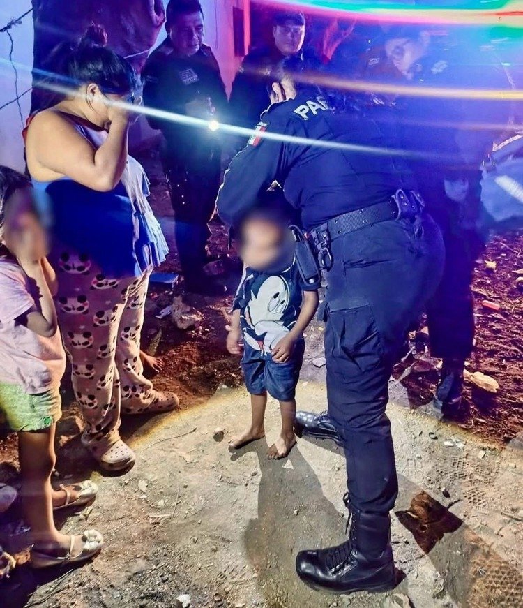 Niño cae a un pozo en Kanasín mientras jugaba en bicicleta y termina hospitalizado