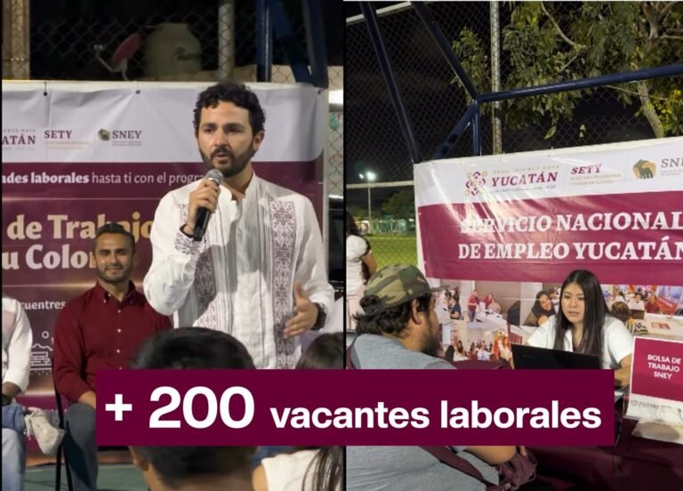 Impulsa Gobierno de Huacho Díaz Mena oportunidades laborales en el sur de Mérida
