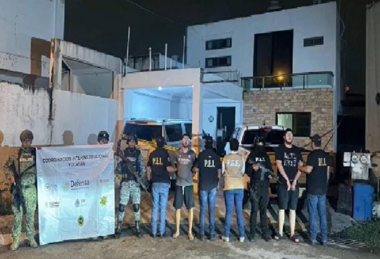 Operativo en Mérida deriva en la captura de presunto líder criminal buscado en Quintana Roo