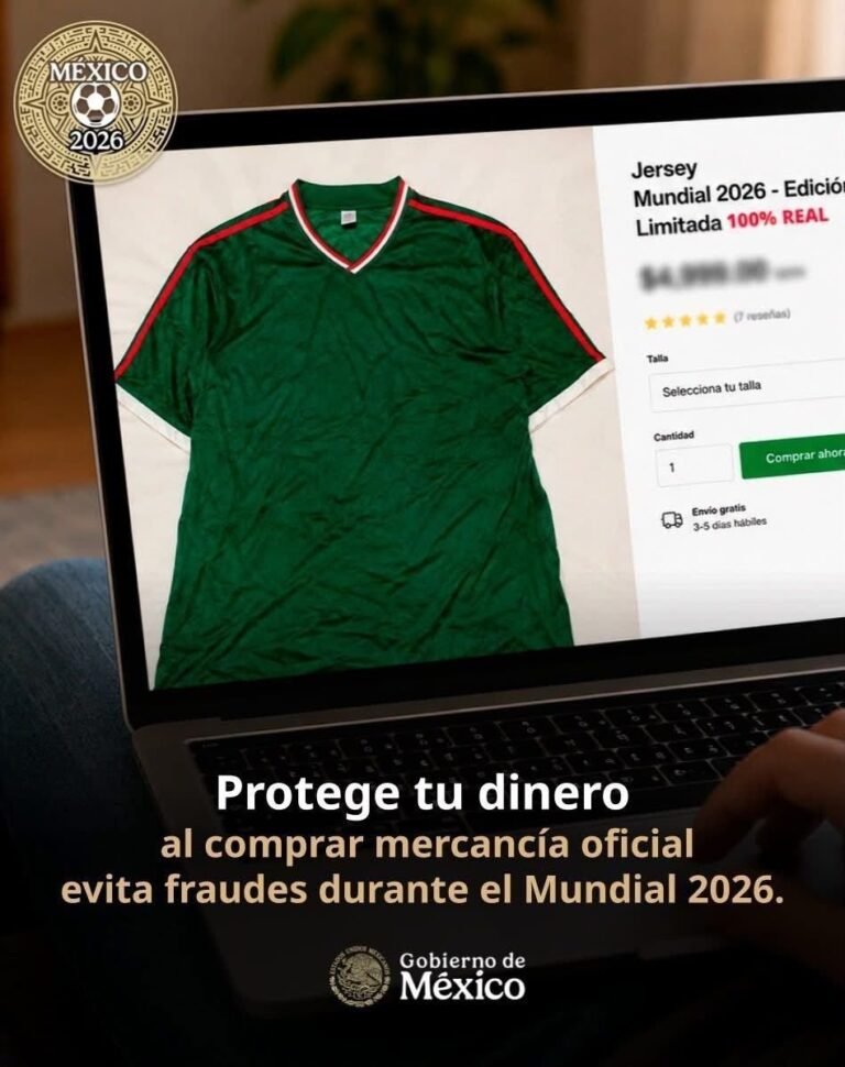 SSPC alerta por fraudes y mercancía falsa rumbo al Mundial FIFA 2026