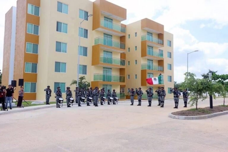 Inauguran en Umán complejo habitacional para elementos de la Guardia Nacional y sus familias