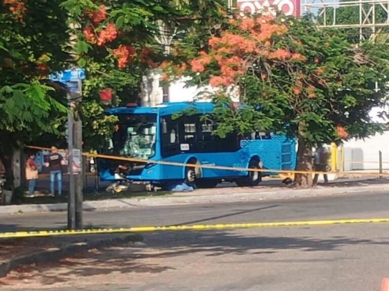 Trágico accidente en Circuito Colonias: motociclista pierde la vida tras ser arrollado por un autobús del Va y Ven